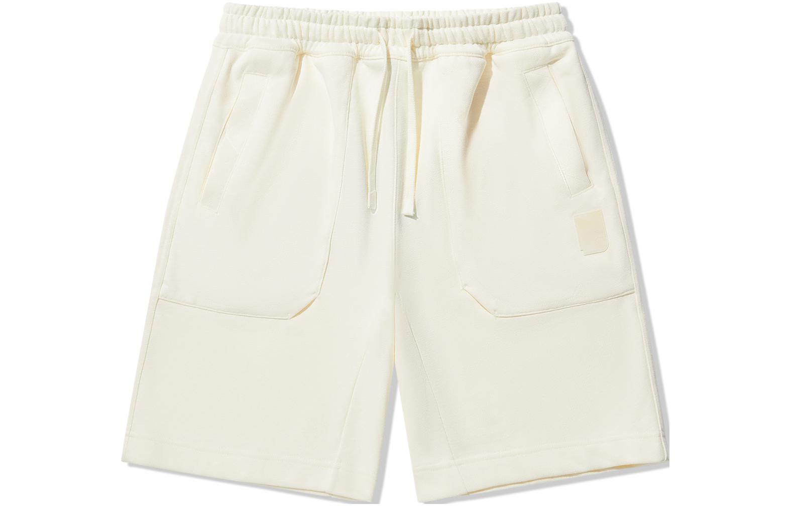 Li Ning Li Ning X Jackie Chan Casual Shorts Men s Papyrus White AKSU147-2 2XL