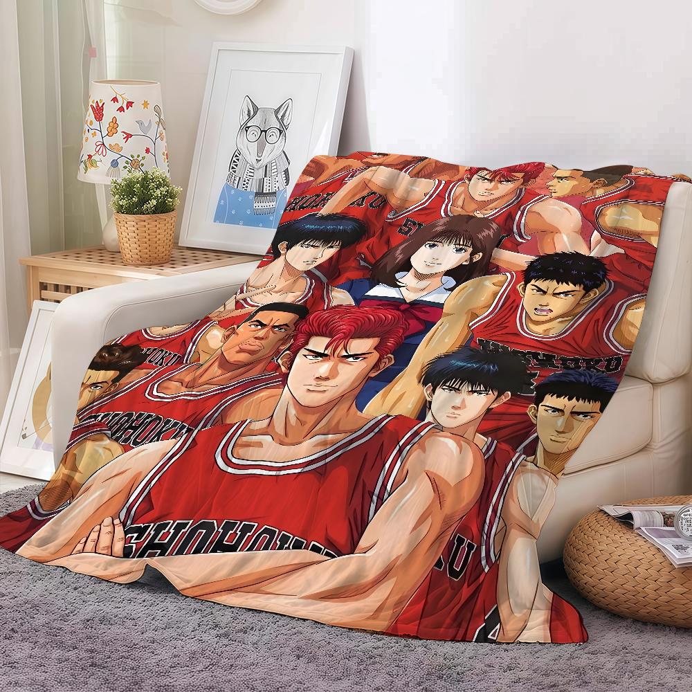 Classic S-Slam Comic D-Dunk-S Blanket Warm Soft Suitable For Bedroom Sofa Bed Living Room Office Travel Camping Gifts