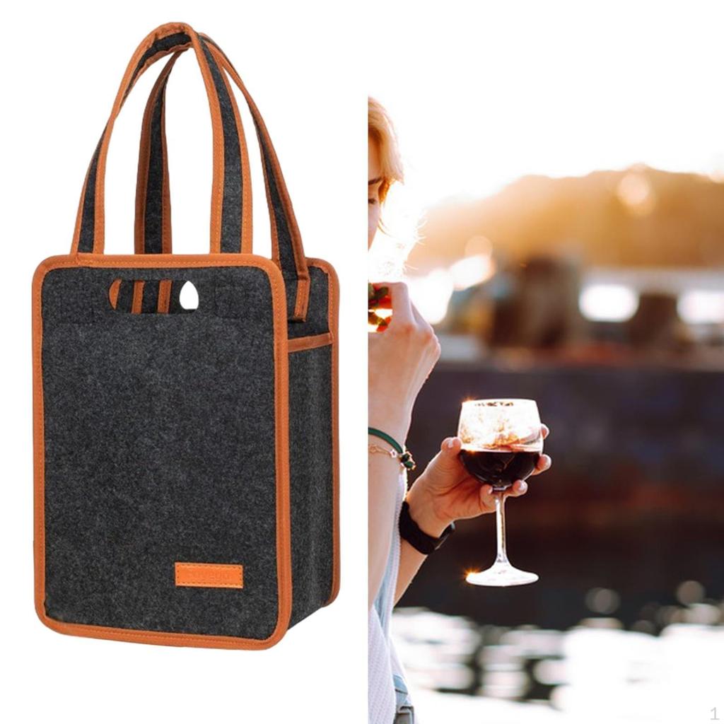 Tragbarer Weinaufbewahrungsbehälter, Organizer für Flaschen, ideal für Zusammenkünfte im Freien