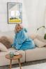Blanket sweatshirt tv long women's men's blanket sweatshirt bedspread gift for a girl