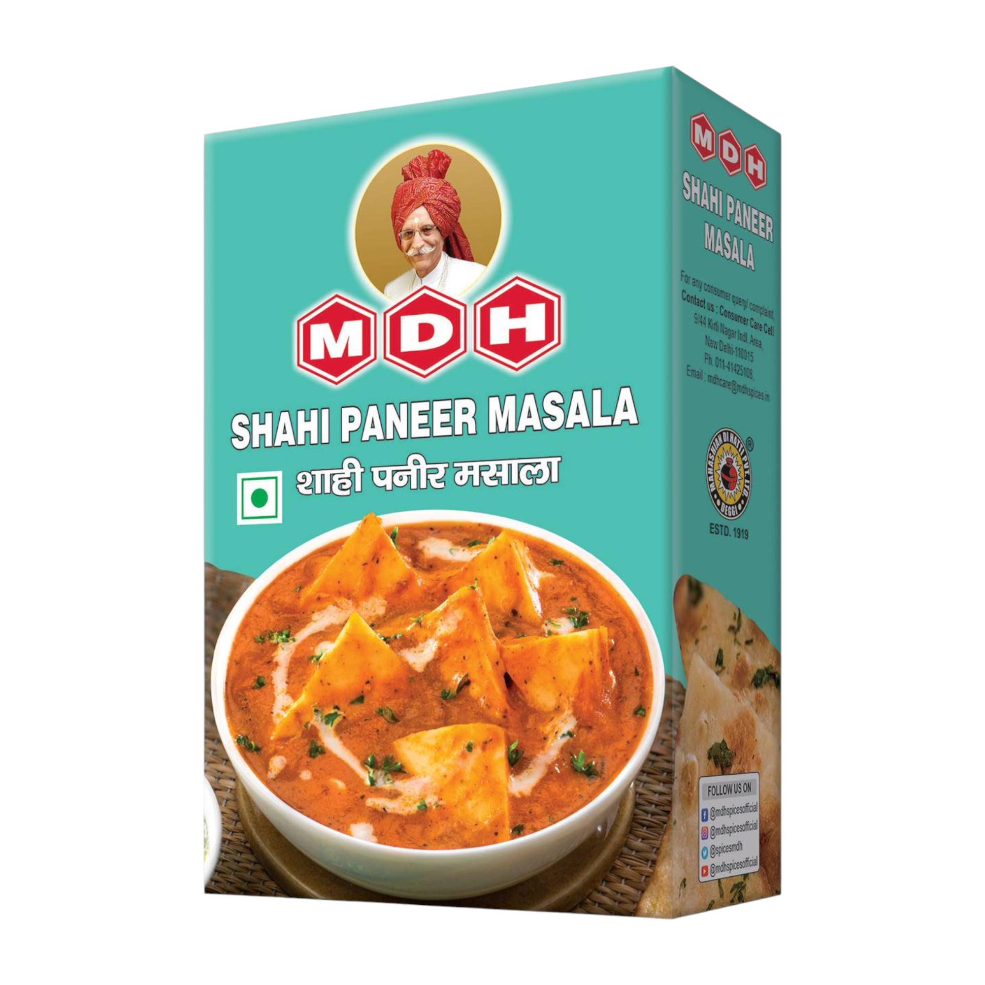 

MDH Shahi Paneer Masala 100g Pack | Authentic Indian Curry Spice Blend for Creamy Paneer Dishes
