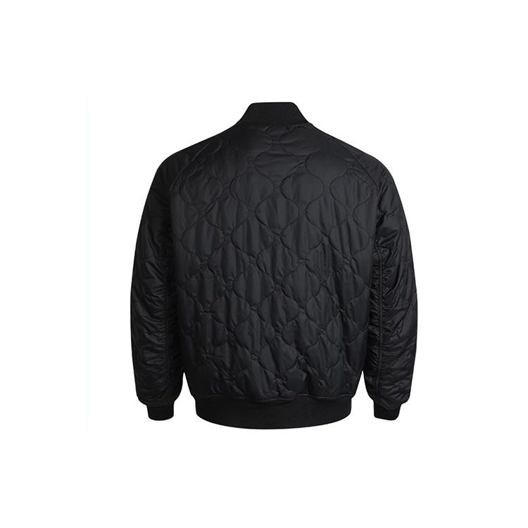 Nike Sportswear Heritage Essentials Solid Logo Print Reversible Cotton Jacket Men Jacket Black CZ9999-011