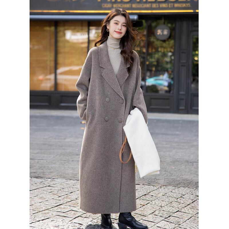 ITISF4 Autumn High-End Double-Faced Yak Wool Coat