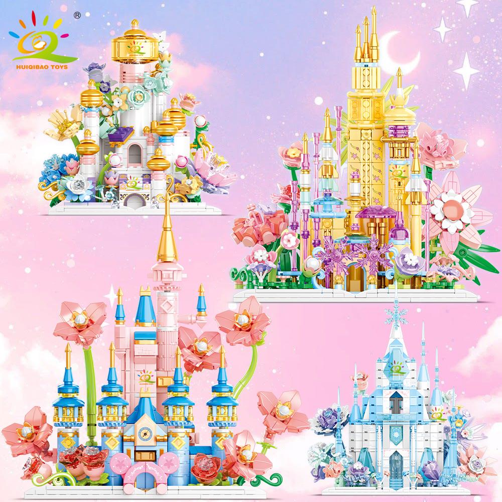 Superior-Grade Huiqibao High-Standard Dream High-Standard Princess High-Standard Castle High-Standard House Assembly-Set Building-Set