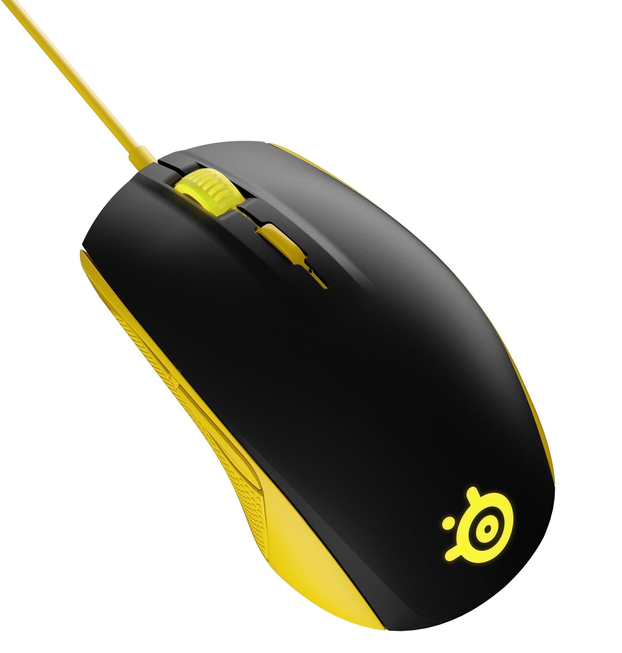 

Мишка SteelSeries Rival 100 Proton Yellow 62340 []Ігрова