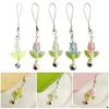 Tulips Flower Bell Hangings Pendant Phone Strap Cute Bag Decoration for Girls