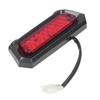 12V Brake Light 3 Wire Plug Red Reflective Lens Replacement for 50cc to 125cc Chinese ATVs Quads Go