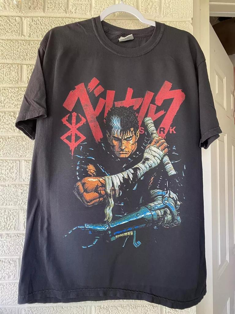 Berserk Anime Graphic Retro Classic Style Black Unisex Tshirt Reprint S-5XL