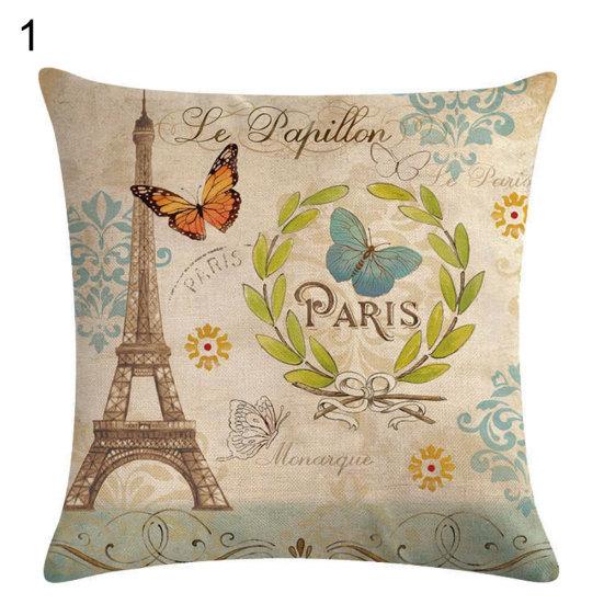 

Винтажный цветок бабочка наволочка наволочка диван домашний офис декор