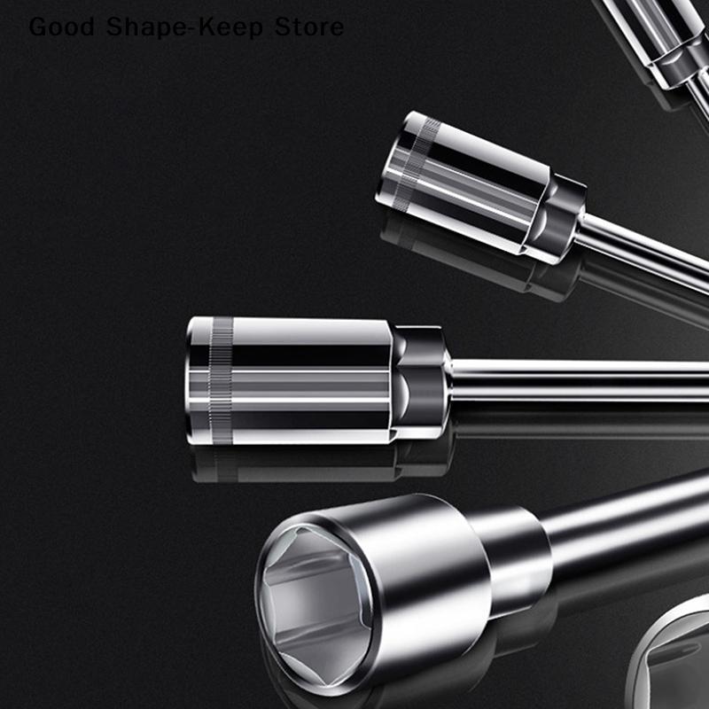 1Pc L Type Mini Wrench Pipe Perforation Elbow Universal Double Head Hex Socket Metric Wrench Kit 6 Point 6-15MM
