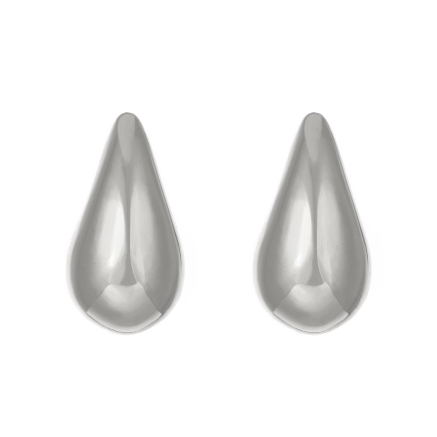 

Elegant French Water Drop Small Bean Earrings for Women - Niche High-End Cold Style