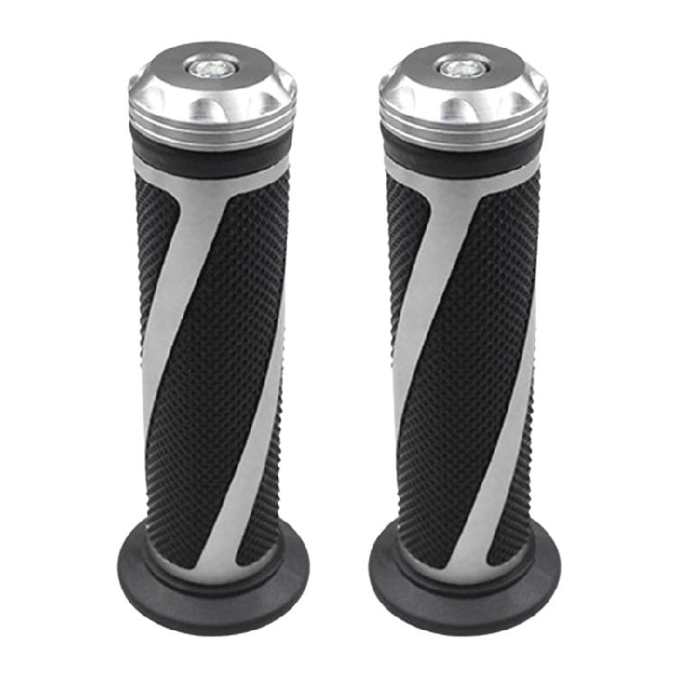 Motorcycle Handlebar Cushions Ergonomic Motorcycle Handle Grips Grip Enhancements Pair for Adventure Riders & Racers