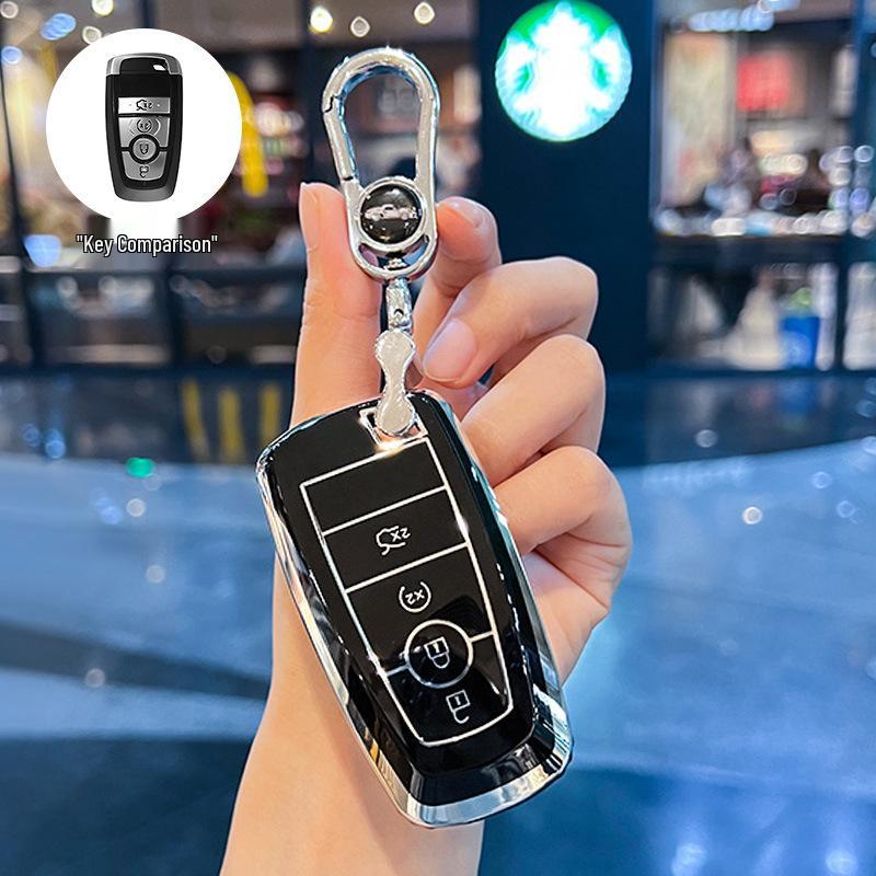 Key Case Shell for Ford Mondeo, Explorer, Focus, and Edge - Suitable for Men and Women