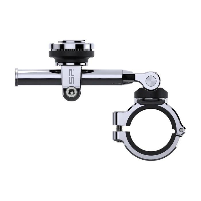 SP CONNECT Moto Mount 3D 1/5 Chrome Finish SPC+ | Motorcycle Phone Holder | 52878 Silver
