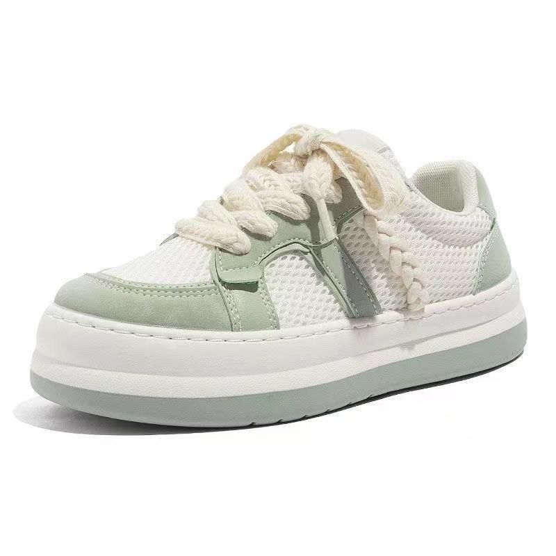 Frühling Herbst Damen Schuhe Lässige Sneaker Originale Mode 2025 Bequemes Mesh Atmungsaktiv Hoch auf Plateau Schuhe für Damen