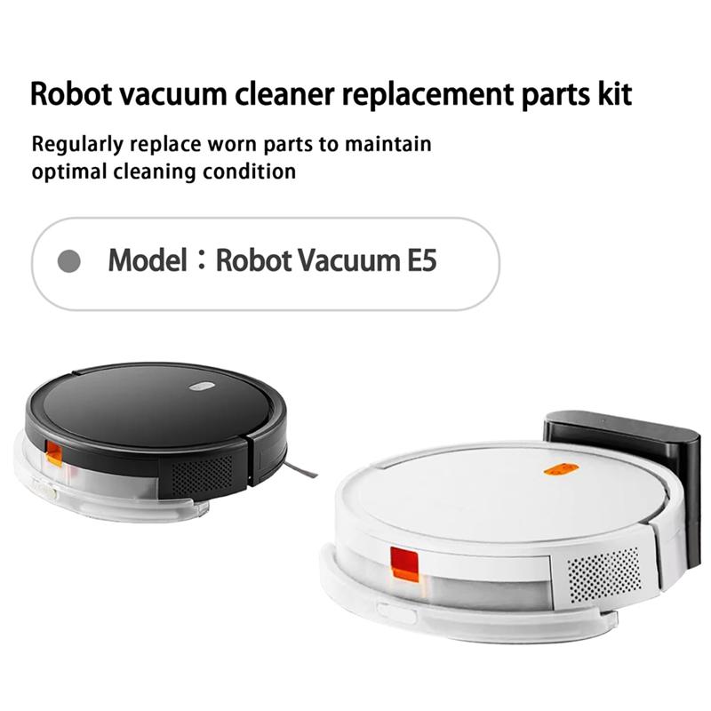 DONQ-Сменная боковая щетка, салфетка для швабры, фильтр для робота-пылесоса Xiaomi E5/C108, аксессуары