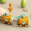 Cartoon Design Mini Car Toy Animal Model Animal Car Toy Play Vehicle Friction Car Toy  For Toddler