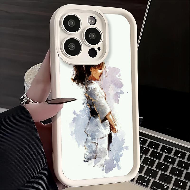 Taekwondo Kungfu Desgin Phone Case for iPhone 16 17 Air 16E 15 Pro Max 14 Plus 13 12 Mini Capa Soft Shell Silicone Funda