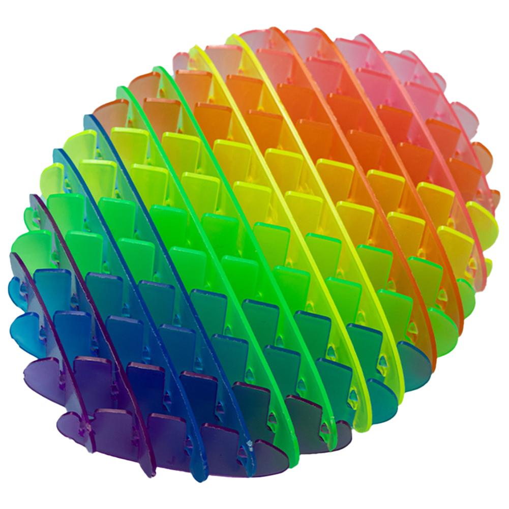 Six Sided Small Worm Decompression Artifact Fidget Worm Toys Expandable Ball Colorful Funny Pocket Fidget Toy Cool Pocket Toys