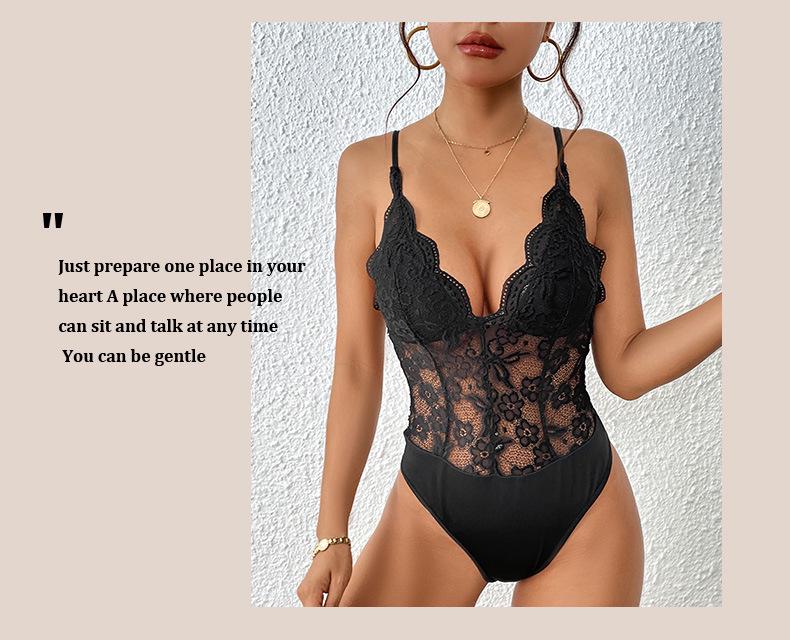 Summer Bestseller: Sexy Deep V-neck Lace Camisole Bodysuit