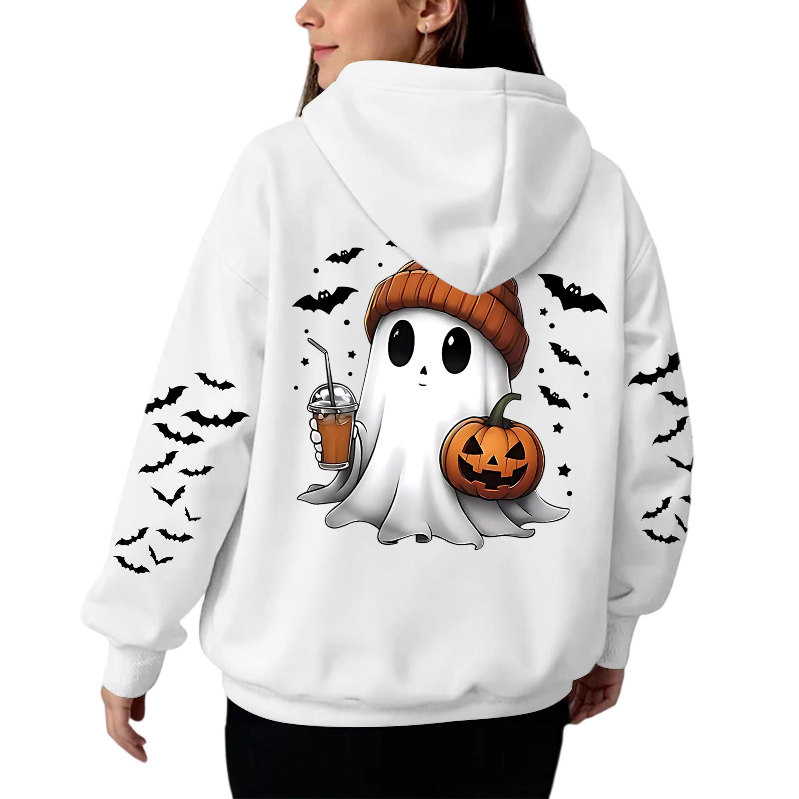 

Женская толстовка с капюшоном и градиентным принтом, с длинными рукавами, свободная женская толстовка, толстовка 160 белый