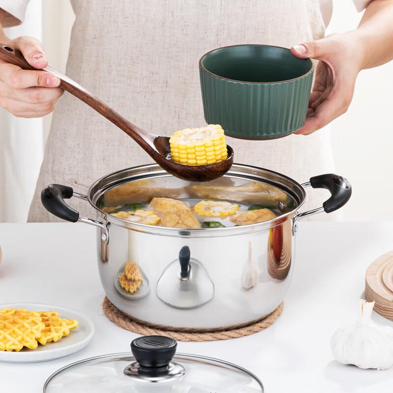 Thickened Stainless Steel Korean Style Induction Soup Pot