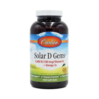 Solar Vitamin D Gems Vitamin D3 4000 IE, 360 Weichkapseln