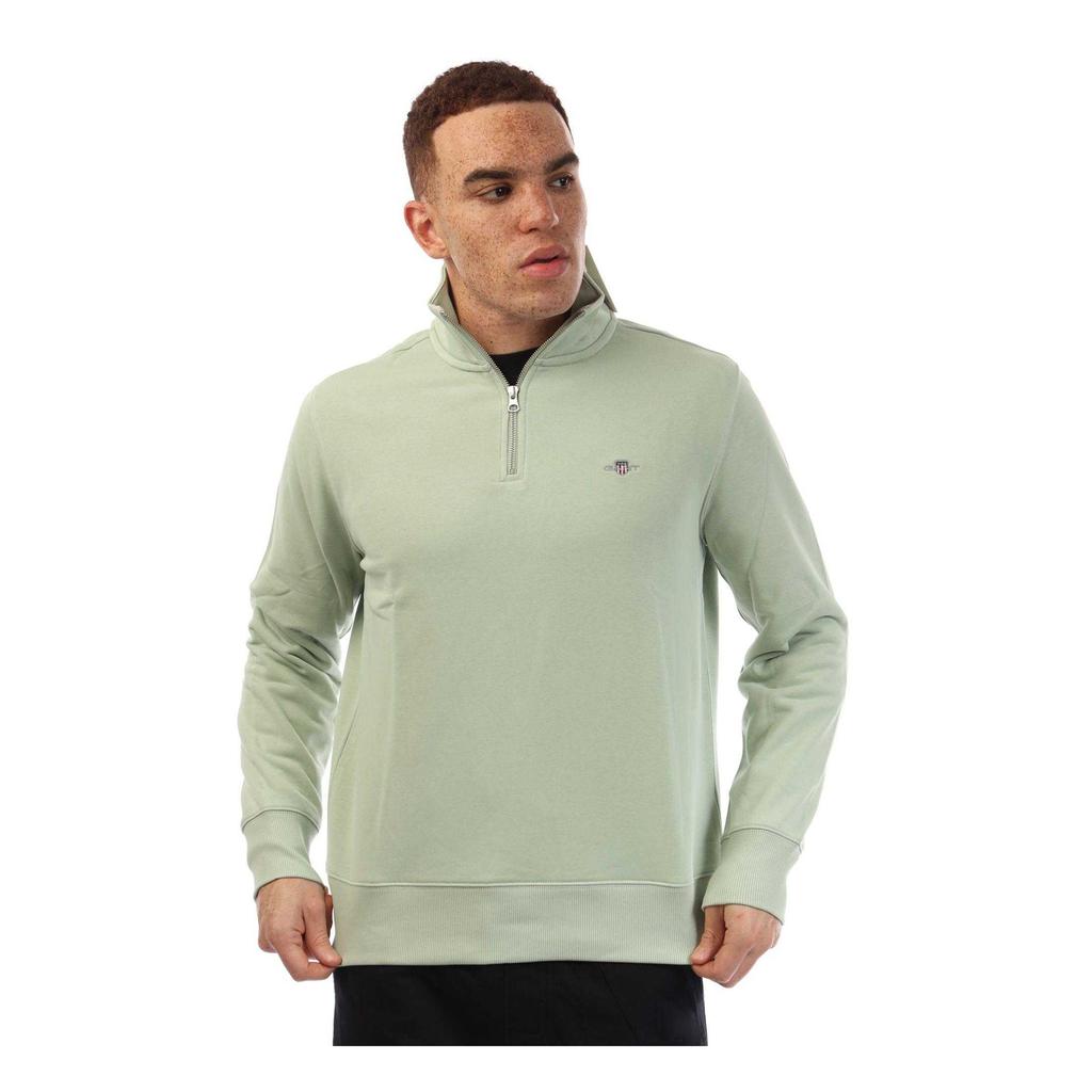 Gant Herren Shield Half Zip Sweatshirt