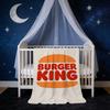 K-King-ES Blanket Super Warm Logo Comfortable Plush Throw Blanket Child Home Sofa Bedroom B-Burger Gift