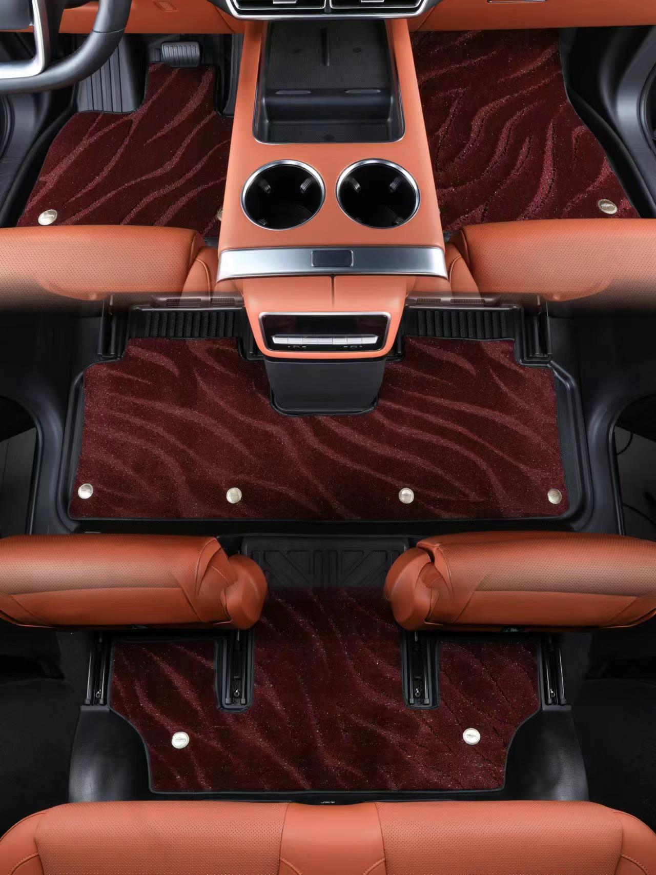 Экологичные 3D коврики в салон Volkswagen Tayron 21-24 с высоким бортом из TPE 21-24 Volkswagen Tayron TPE Mats