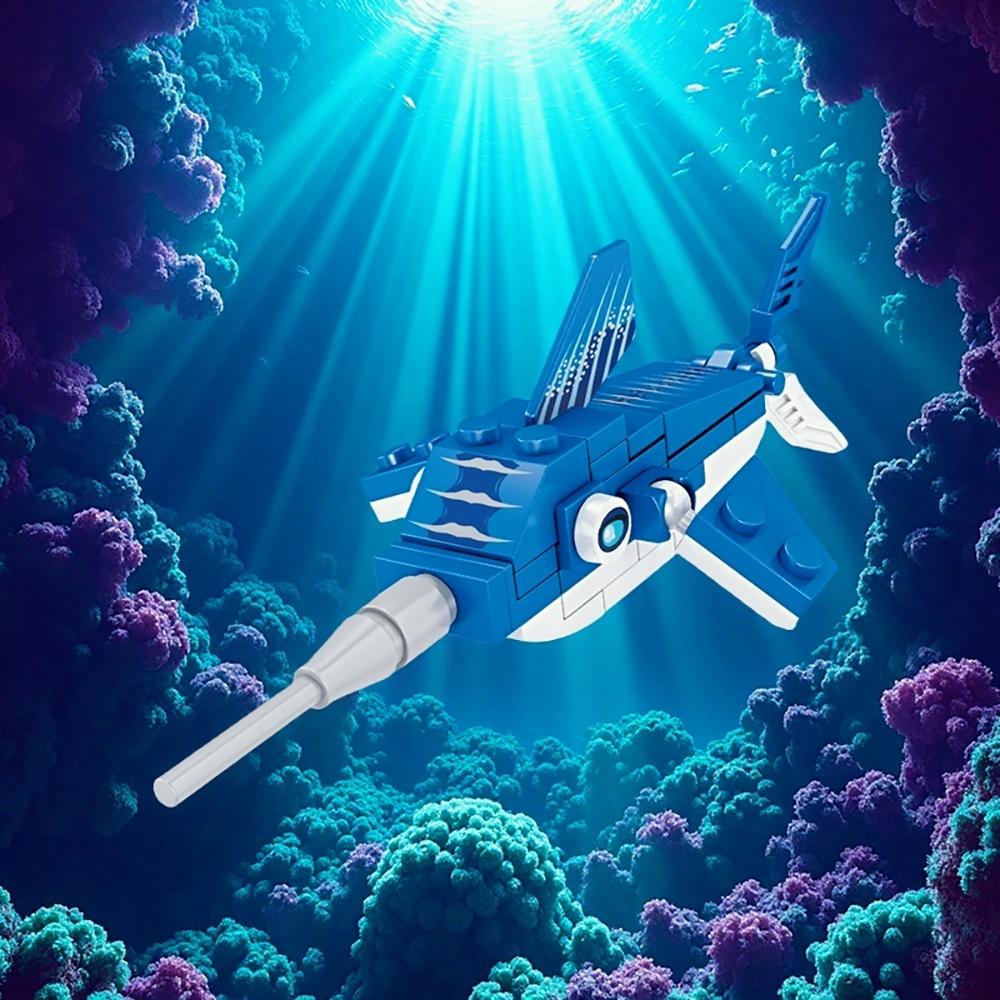 Dragonfl Insects Mini Building Blocks Kit - STEM Educational Ocean Animal Toy for Kids Enhance Creativity & Marine Life Learning