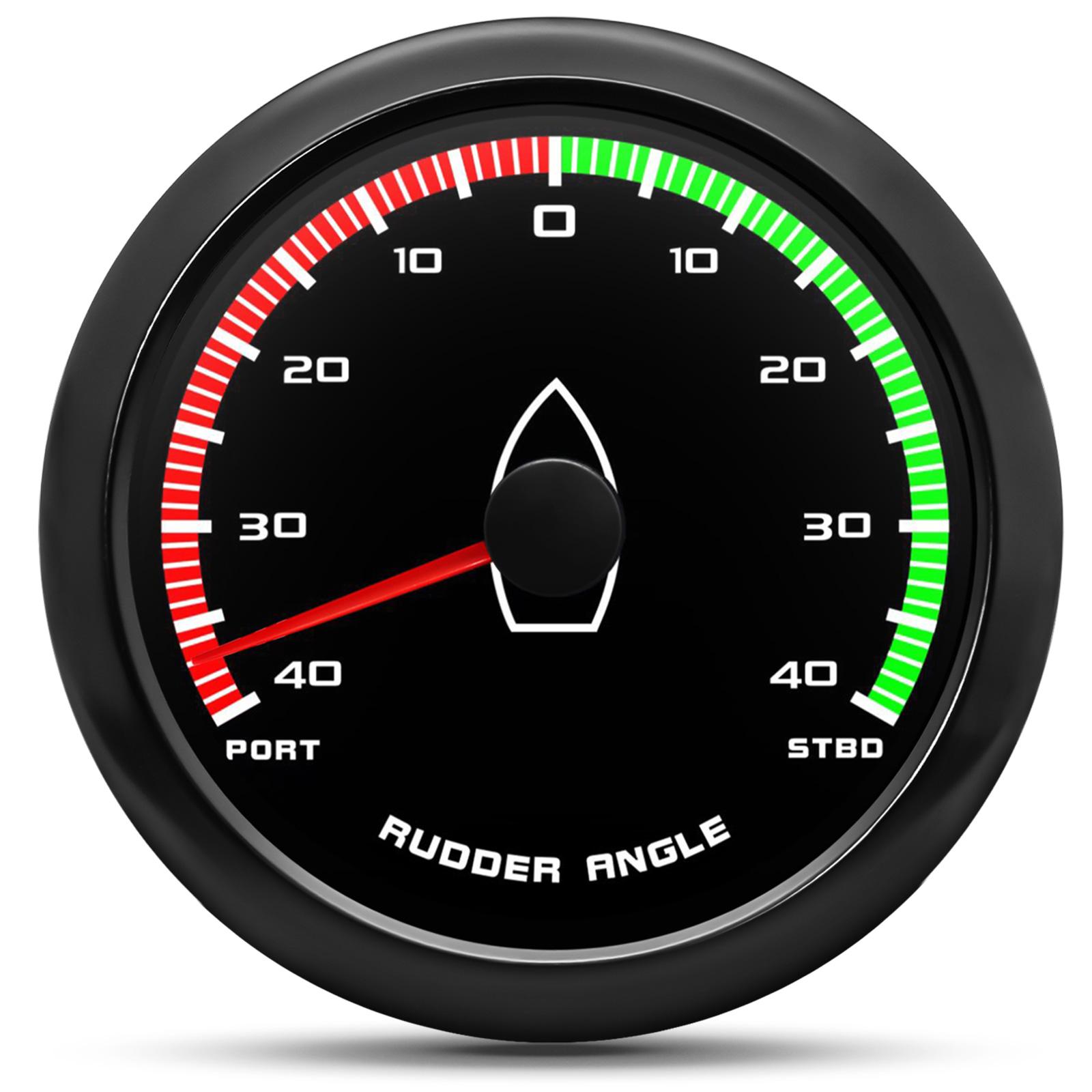 

HD 85 мм водонепроницаемый индикатор угла руля морской лодки PORT-STBD 0-190 Ом с датчиком угла руля для морского корабля Only GaugerTy