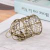 1:12 Dollhouse Miniature Furniture Metal Bird Cage For Dollhouse Decor Birdcage Size: 73mm*45mm