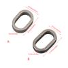 Titanium-alloy Key Rings Heavy Duty Keychain Clip Rings One-piece Spring Clip Side Pushing Keyring Closed Key Rings
