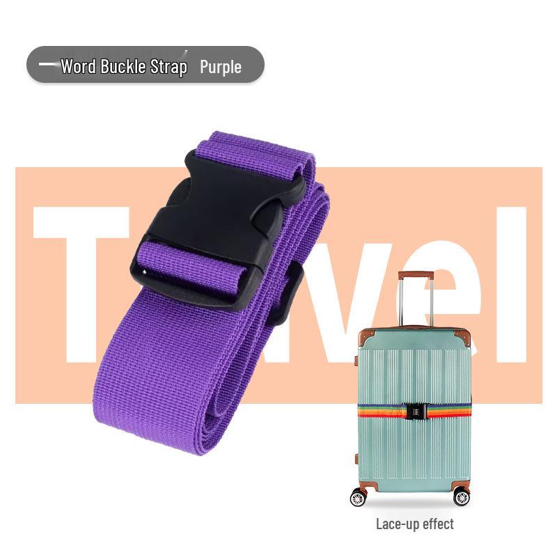 Polypropylene One-Word Luggage Strap for Suitcase Reinforcement with Wheels