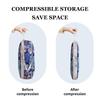 4Pcs/set Creative Printed Compression Packing Cubes Organizer Set Lightweight Travel Suitcase Clothes Storage Bags