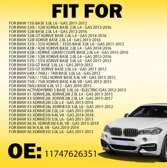 Turbocharger Boost Valve Solenoid for BMW 320i 328i 335i 428i X5 11747626351