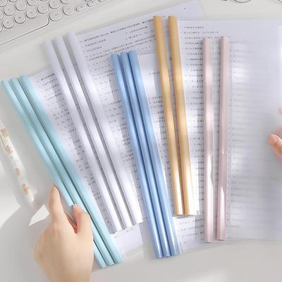 A4 Drawbar Folder Student Water Drop Large Capacity Data Paper Folder File Book Storage and Arrangement Pull Bar Clip