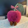 Cherry Peach Plush Toy - Cute Comfort Doll for Children