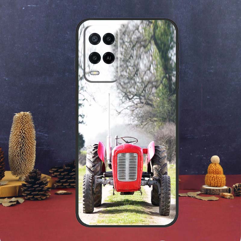 Farm Tractor Case For Oppo A5 Pro A6 A15 A18 A38 A58 A78 A98 A54 A74 A94 A17 A57 A80 A60 A40 A16 A76 A96