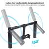 Video Cage Rig Case Carbon Fiber Hand Grip with 1/4 3/8 Thread Cold Shoe Mount