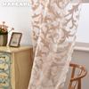 1 Stück NAPEARL Jacquard Durchsichtiger Tüll Fenstervorhang für Wohnzimmer Schlafzimmer Heimdekoration