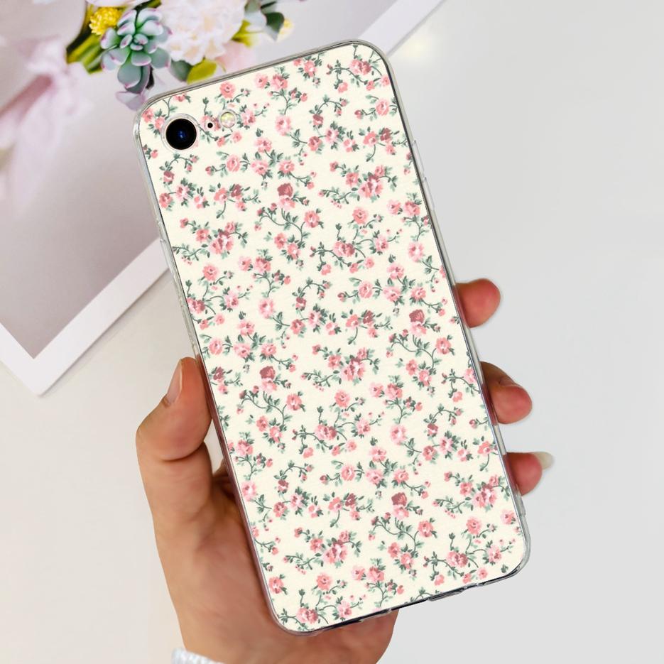 For Apple iPhone SE 2020 Case Stylish Painted Cover Soft Silicone Phone Case For iPHone SE 2022 iPhoneSE 2020 Back Covers Bumper