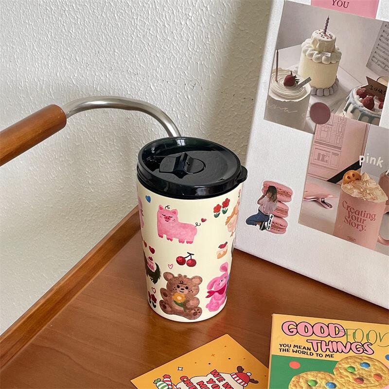 Shuangqi Cartoon Insulated Travel Mug
