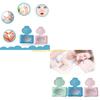 F26C Tabletop Tissue Organizer Baby Wet Wipe Storage Box for Living Room Bedroom Kitchen Countertops Wipe Dispenser Dustproof