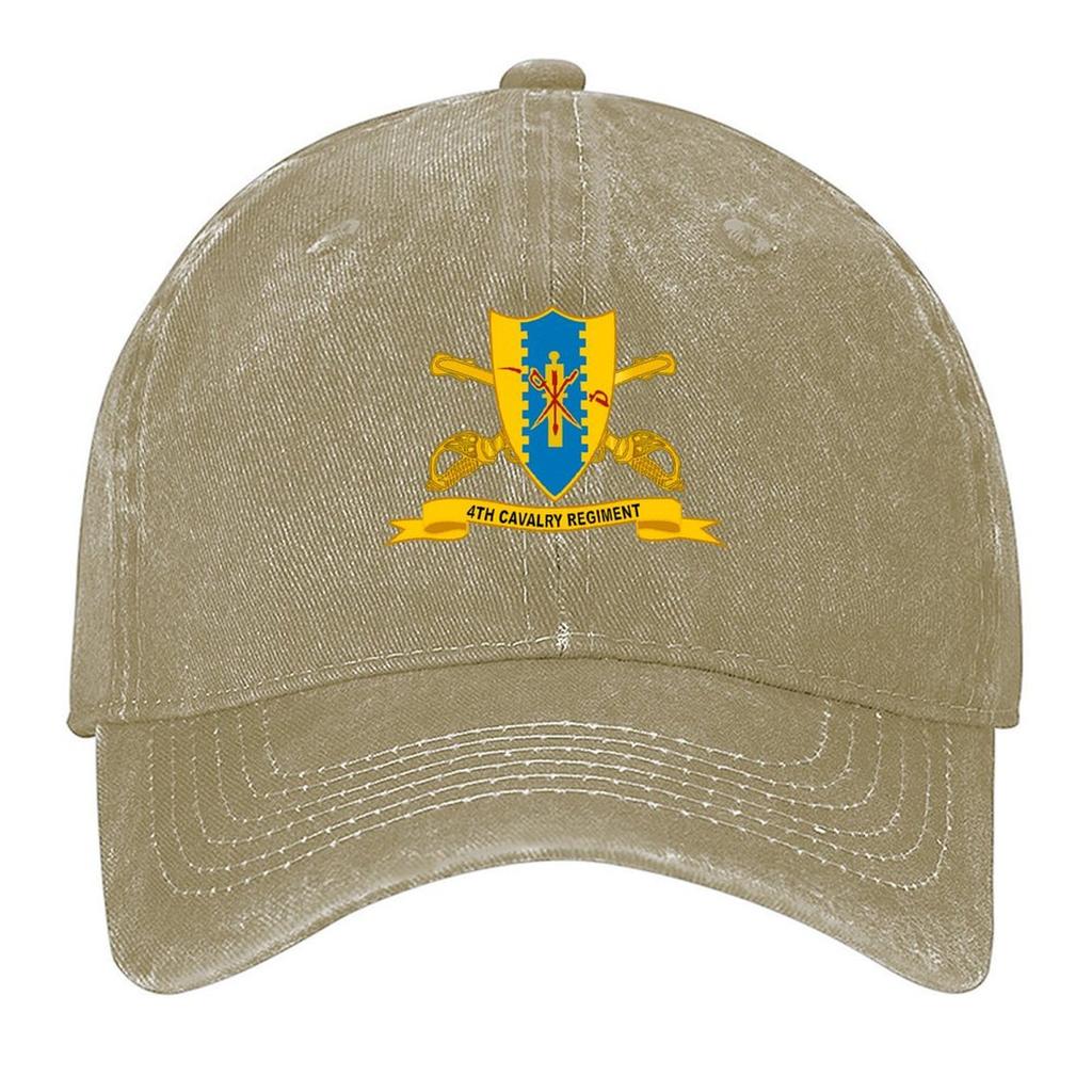 Armee 4. Kavallerieregiment mit Br-Band Baseballkappe niedliche Snapback-Kappe Kapuze Damen Hüte Herren