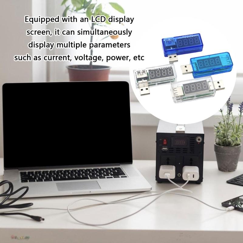USB Charger Doctor Digital Multimeter USB Power Tester Voltages Tester for Accurate Voltages and Current Measurement