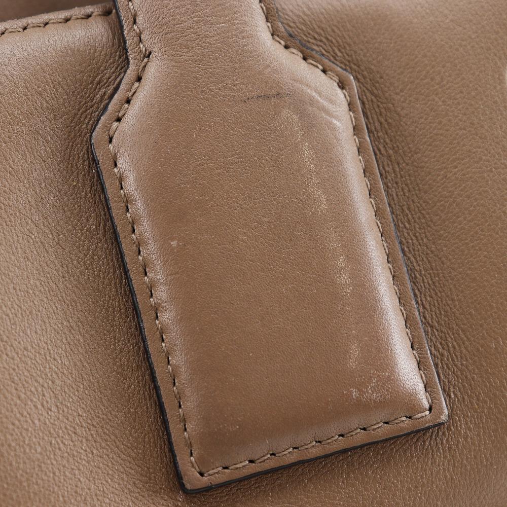 LOEWE goya weekender Boston bag Brown Calfskin Women Used