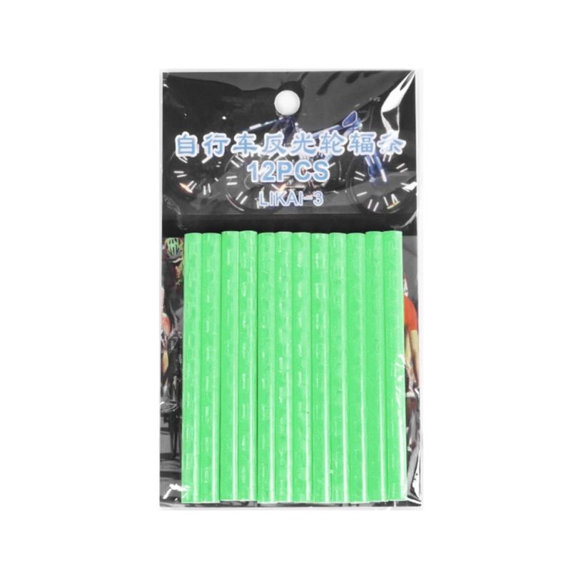 12 ks Vodotěsné Odrazky na jízdní kola Klip Náhradní Odrazky na paprsky kol