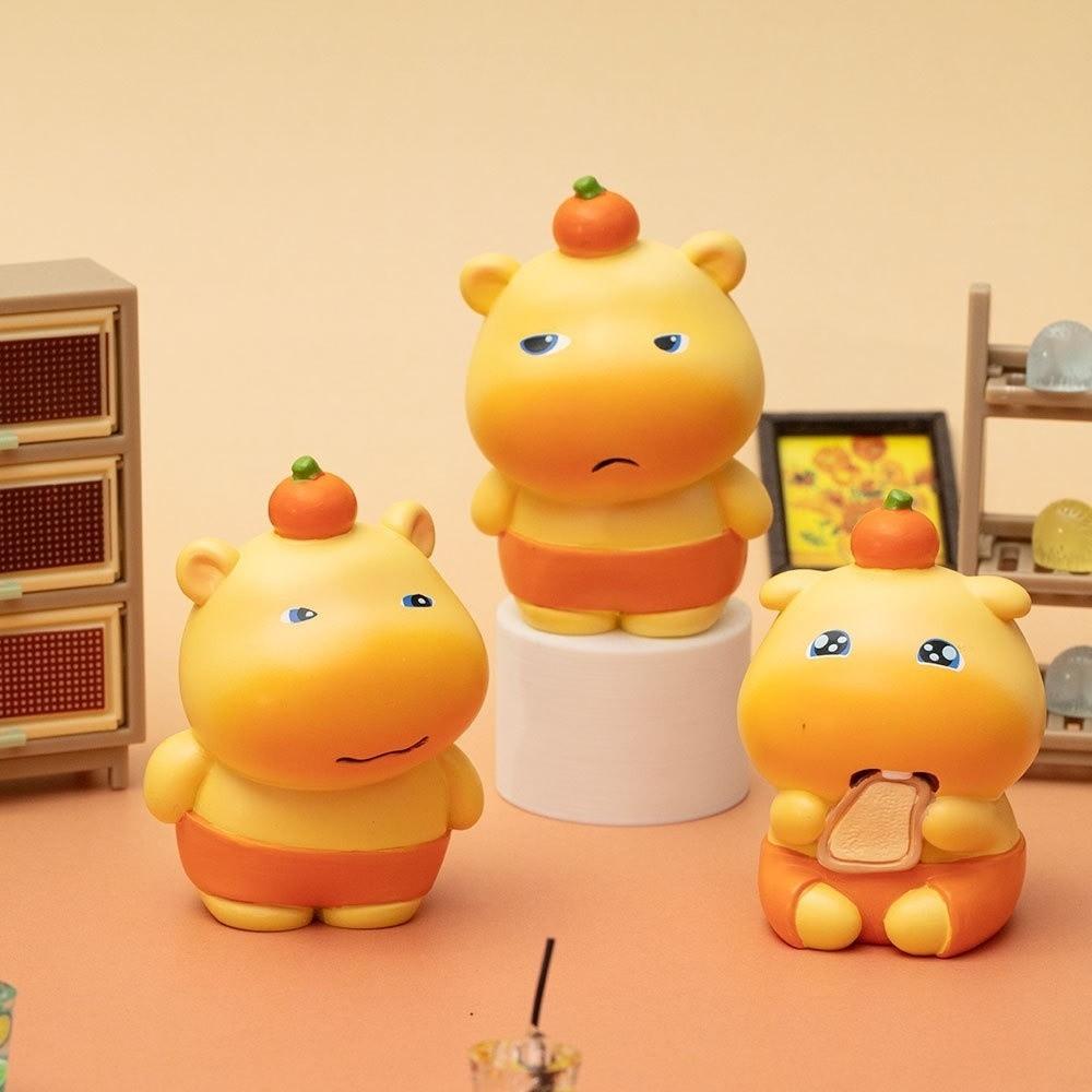 Lulu Capybara Surprise Toy Resin Miniature Ornament New Water Dolphin Ornaments  Gift